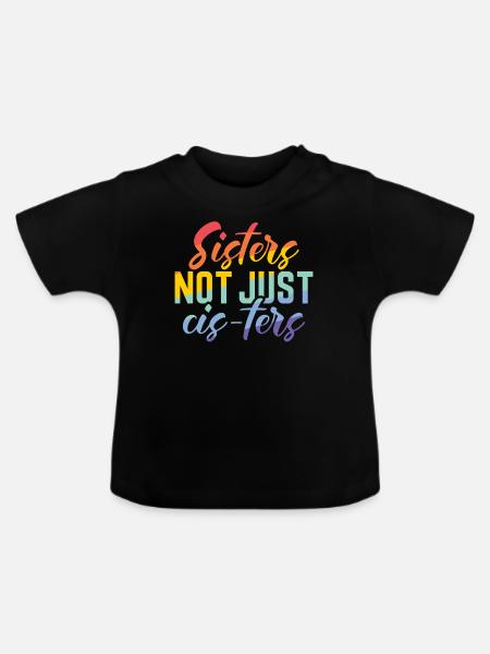 Lesbian Gifts - Baby Bio-T-Shirt mit Rundhals - Schwarz
