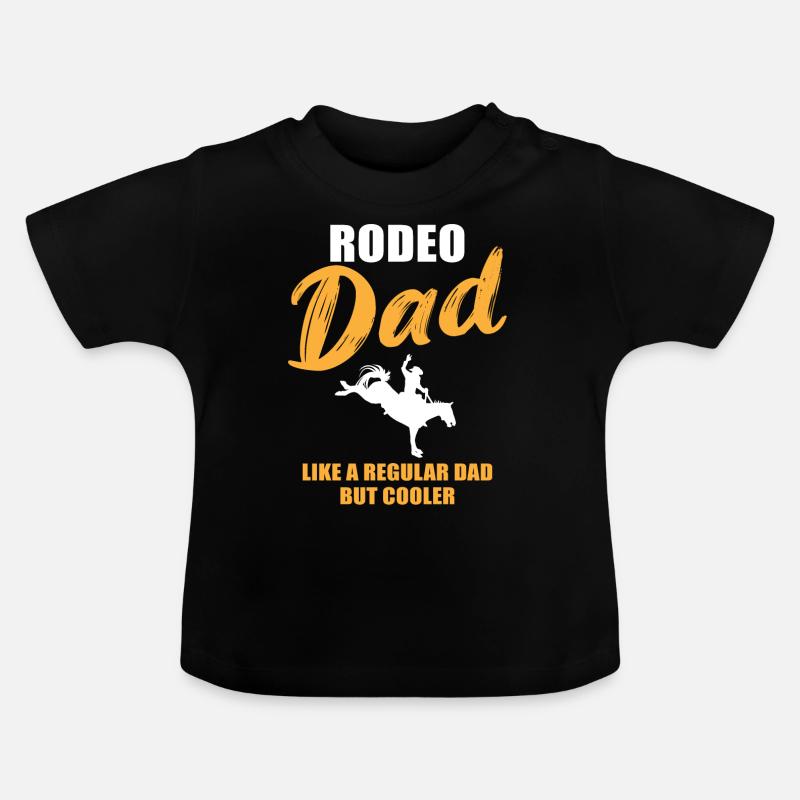 Rodeo Dad - Plus cool que le reste - T-shirt bio col rond Bébé - noir