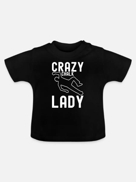 Forensik Forensiker - Baby Bio-T-Shirt mit Rundhals - Schwarz