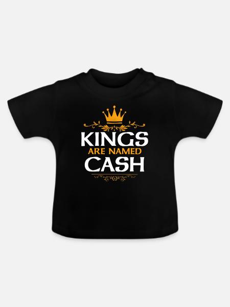 Cash - Baby Bio-T-Shirt mit Rundhals - Schwarz