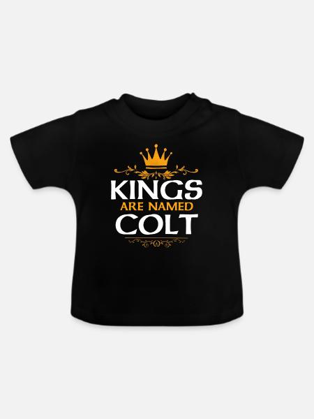 Colt - Baby Bio-T-Shirt mit Rundhals - Schwarz