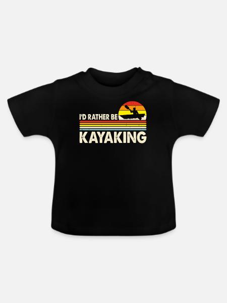 Kajak - Baby Bio-T-Shirt mit Rundhals - Schwarz