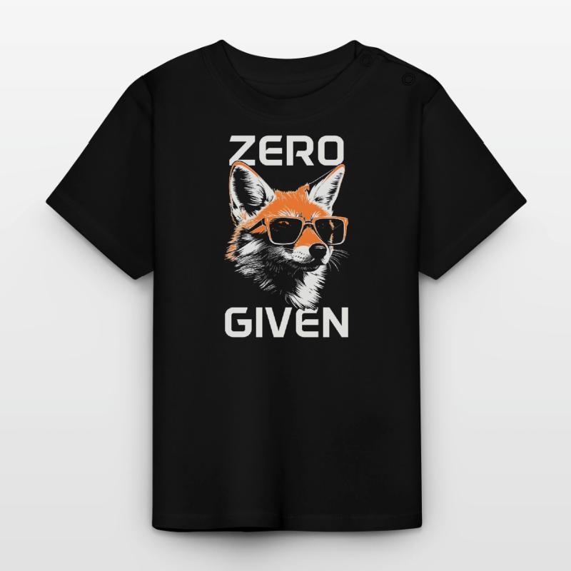 Fuchs Zero Fox Given Lustig Baby Bio-T-Shirt mit Rundhals