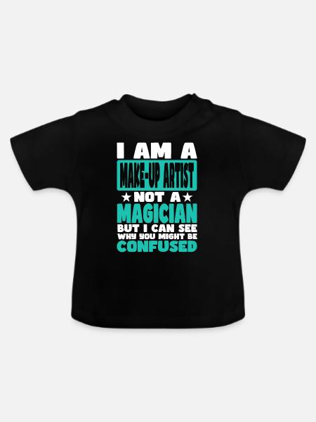 Visagist - Baby Bio-T-Shirt mit Rundhals - Schwarz