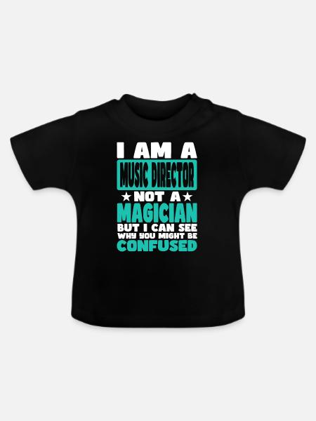 Musikalische Leitung - Baby Bio-T-Shirt mit Rundhals - Schwarz