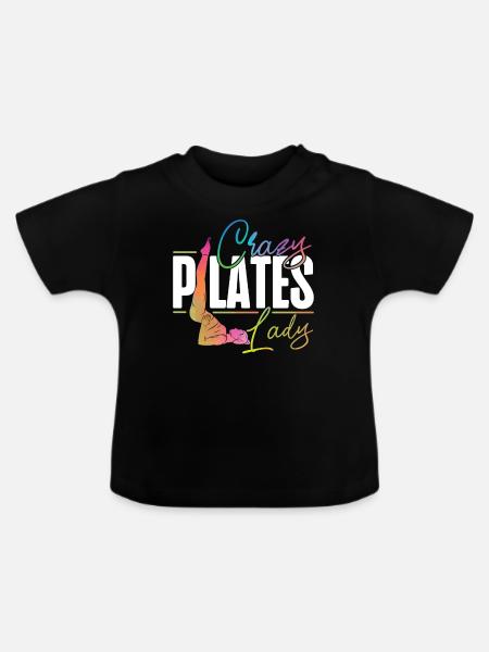 Pilates Instructor Teacher - Baby Bio-T-Shirt mit Rundhals - Schwarz