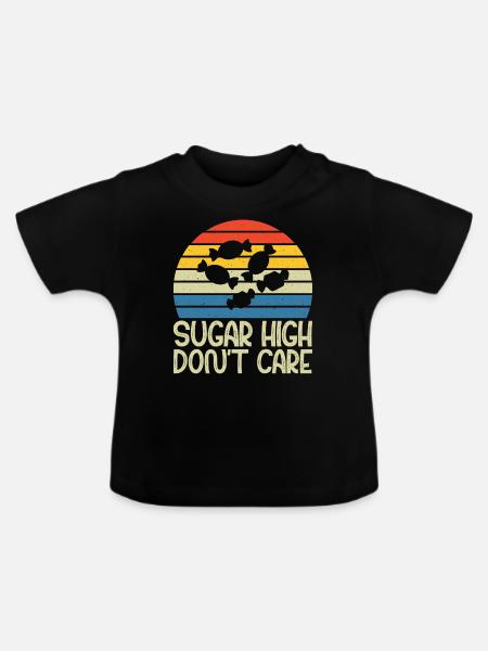 Candy Gift - Baby Bio-T-Shirt mit Rundhals - Schwarz