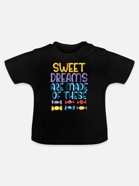 Candy Gift - Baby Bio-T-Shirt mit Rundhals - Schwarz