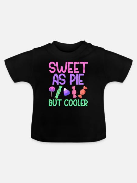 Candy Gift - Baby Bio-T-Shirt mit Rundhals - Schwarz