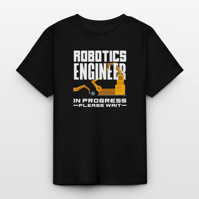 Robotics Robot Programmer Baby Organic T-Shirt with Round Neck