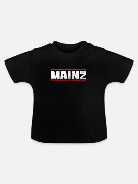 Mainz - Baby Bio-T-Shirt mit Rundhals - Schwarz