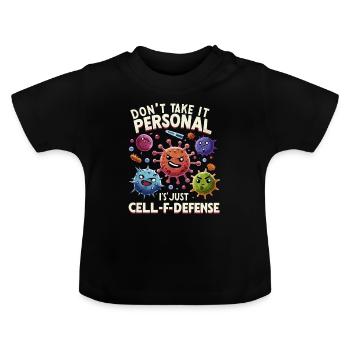 Microbiologist Microbiology Lab Staph Biology - Baby Bio-T-Shirt mit Rundhals - Schwarz - Vorne
