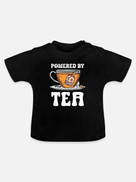 Teetrinker Tee - Baby Bio-T-Shirt mit Rundhals - Schwarz