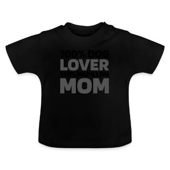 Papillon - Baby Bio-T-Shirt mit Rundhals - Schwarz - Vorne