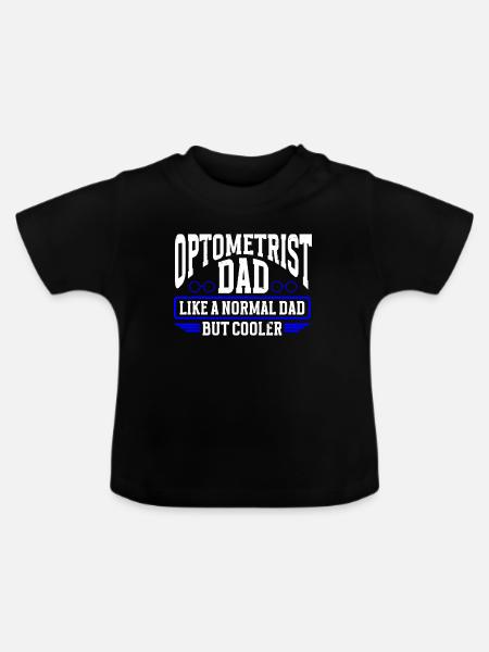 Optometrist Optician Optometry - Baby Bio-T-Shirt mit Rundhals - Schwarz