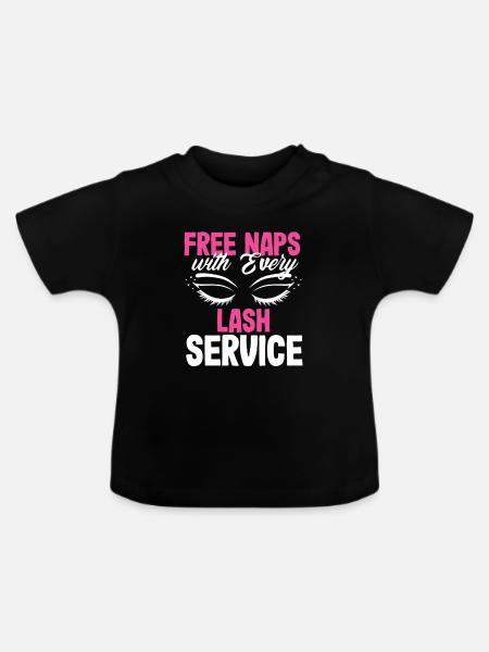 Hautpflege Kosmetikerin Kosmetik - Baby Bio-T-Shirt mit Rundhals - Schwarz