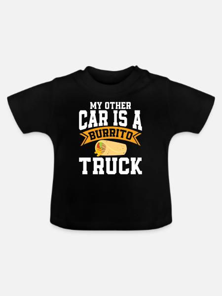 Burrito Gift - Baby Bio-T-Shirt mit Rundhals - Schwarz