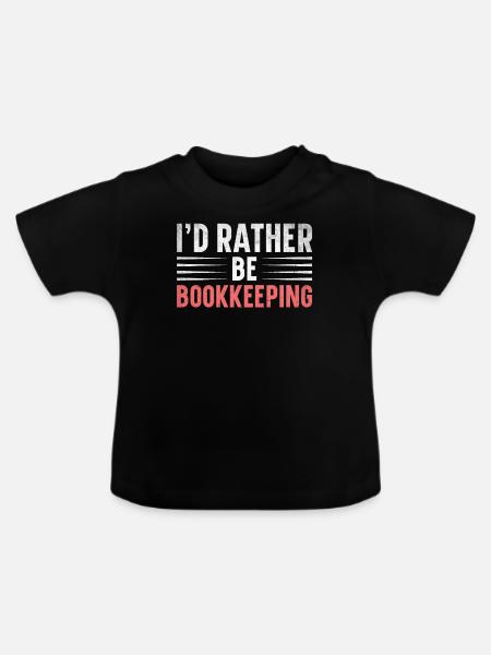 Buchhaltung Finanzbuchhalter Buchhalter Beruf - Baby Bio-T-Shirt mit Rundhals - Schwarz
