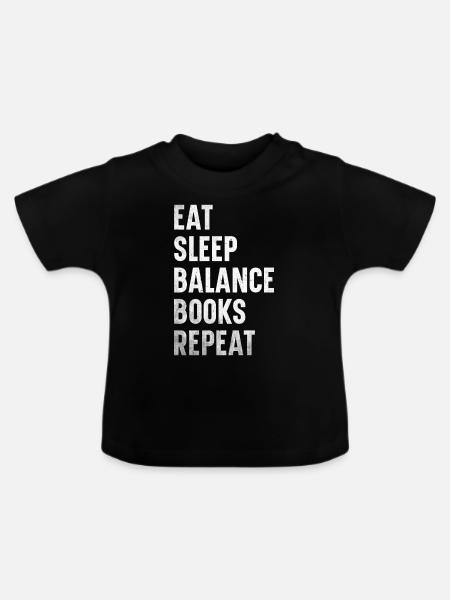 Buchhaltung Finanzbuchhalter Buchhalter Beruf - Baby Bio-T-Shirt mit Rundhals - Schwarz