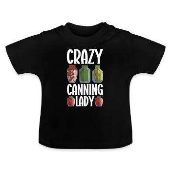 Mise en conserve Mise en conserve - T-shirt bio col rond Bébé - noir - Devant