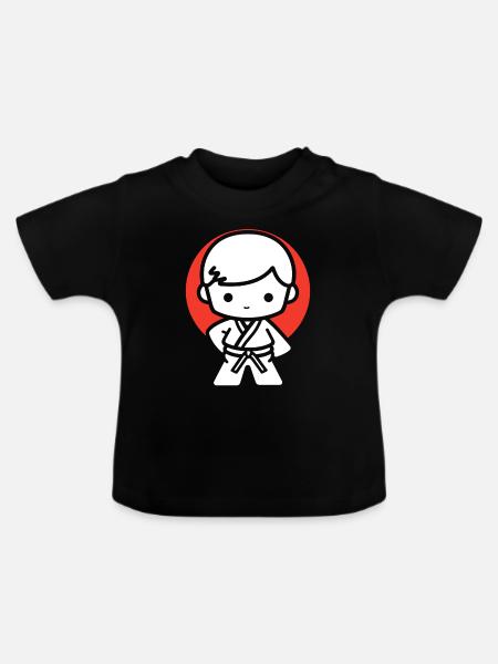 Jiu Jitsu - Baby Bio-T-Shirt mit Rundhals - Schwarz
