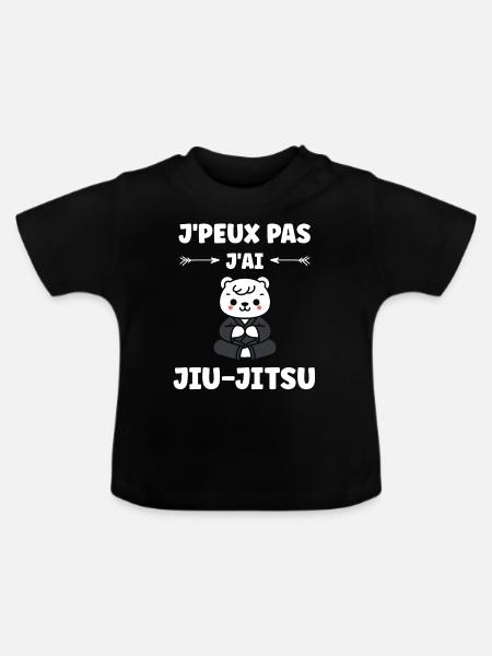 Jiu Jitsu - Baby Bio-T-Shirt mit Rundhals - Schwarz