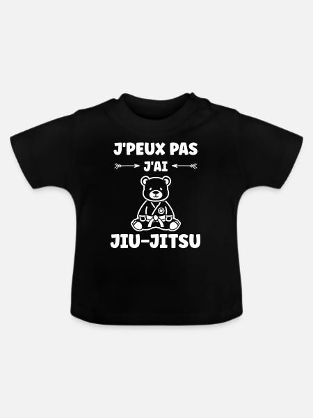 Jiu Jitsu - Baby Bio-T-Shirt mit Rundhals - Schwarz