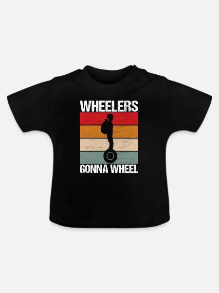EUC Monowheel - Baby Bio-T-Shirt mit Rundhals - Schwarz
