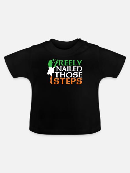 Irish Dance Irischer Tanz - Baby Bio-T-Shirt mit Rundhals - Schwarz