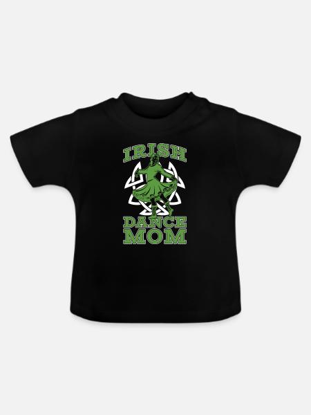 Irish Dance Irischer Tanz - Baby Bio-T-Shirt mit Rundhals - Schwarz