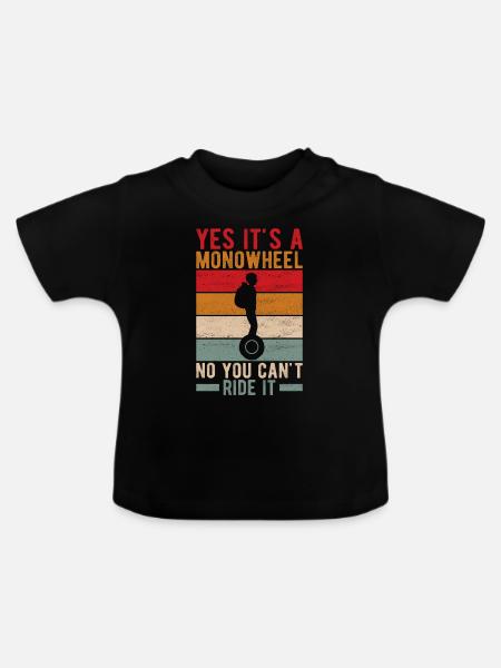 EUC Monowheel - Baby Bio-T-Shirt mit Rundhals - Schwarz