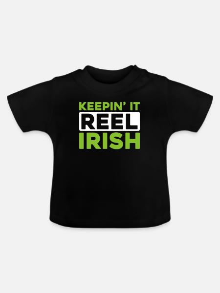Irish Dance Irischer Tanz - Baby Bio-T-Shirt mit Rundhals - Schwarz