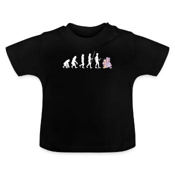 Thé à bulles Boba BubbleTea Kawaii Japan Tea Kpop - T-shirt bio col rond Bébé - noir - Devant
