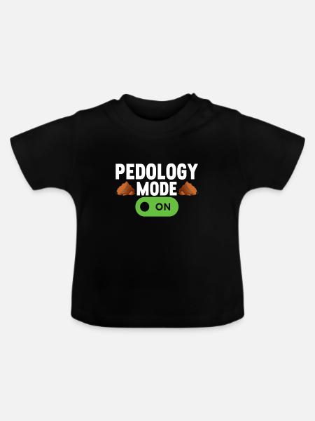 Bodenwissenschaftler Soil Science - Baby Bio-T-Shirt mit Rundhals - Schwarz