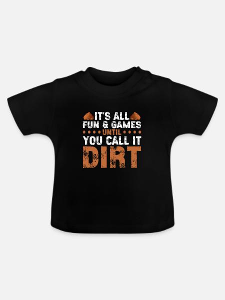 Bodenwissenschaftler Soil Science - Baby Bio-T-Shirt mit Rundhals - Schwarz