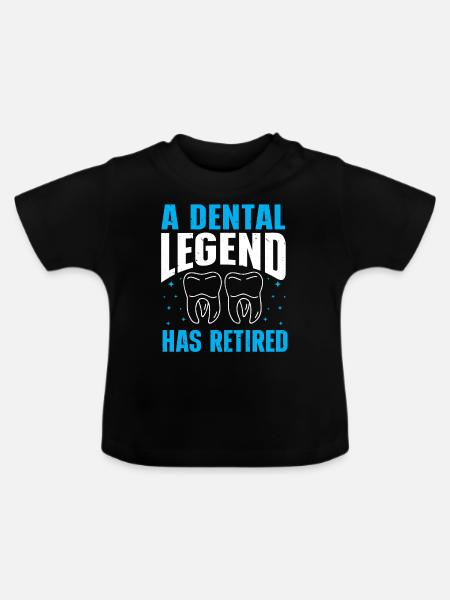 Dentist - Baby Bio-T-Shirt mit Rundhals - Schwarz