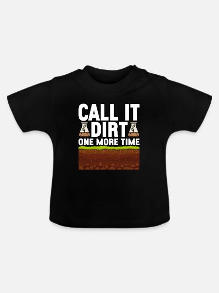 Bodenwissenschaftler Soil Science - Baby Bio-T-Shirt mit Rundhals - Schwarz