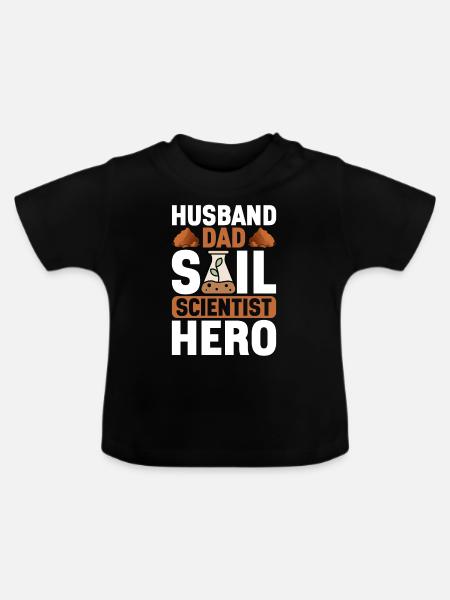 Bodenwissenschaftler Soil Science - Baby Bio-T-Shirt mit Rundhals - Schwarz