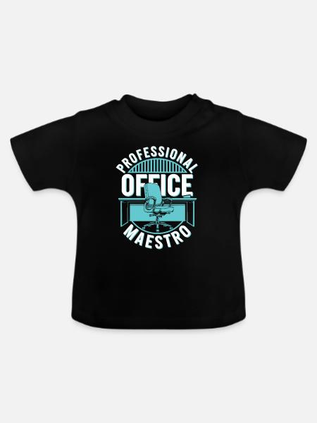Administrator - Baby Bio-T-Shirt mit Rundhals - Schwarz