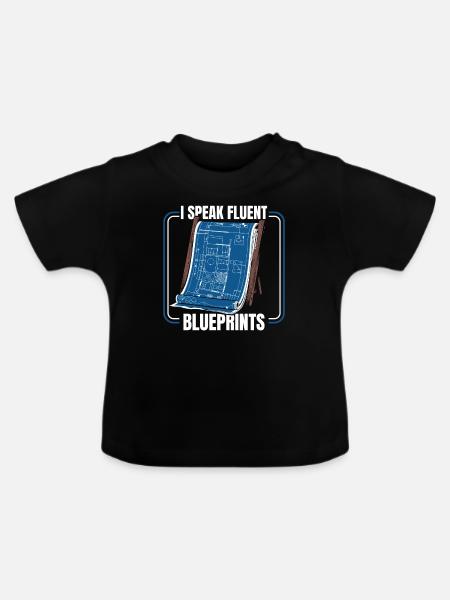 Verfasser - Baby Bio-T-Shirt mit Rundhals - Schwarz