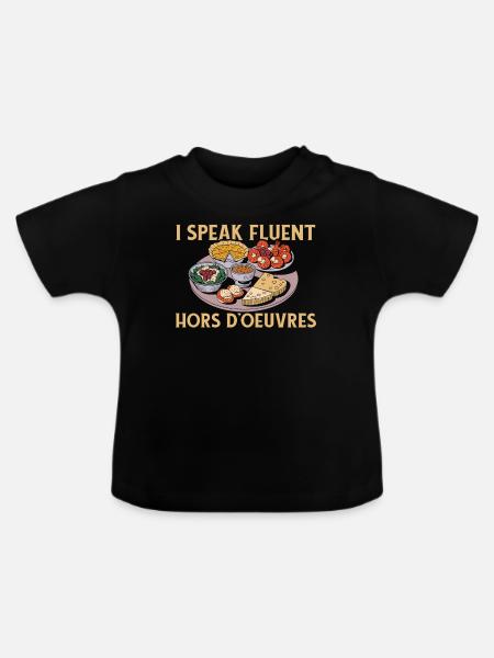 Caterer - Baby Bio-T-Shirt mit Rundhals - Schwarz