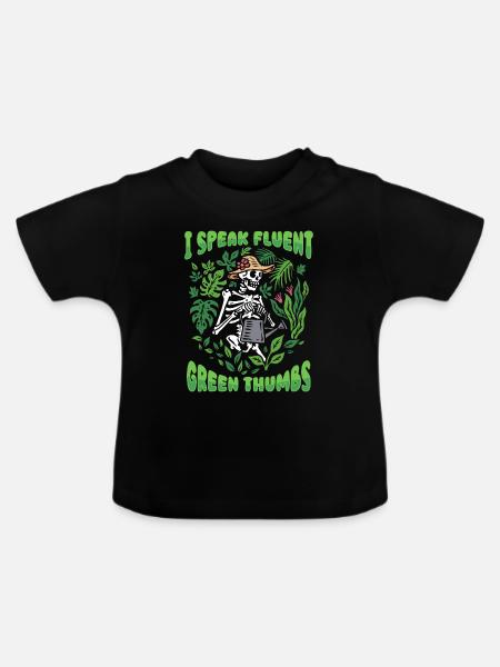 Gärtner - Baby Bio-T-Shirt mit Rundhals - Schwarz