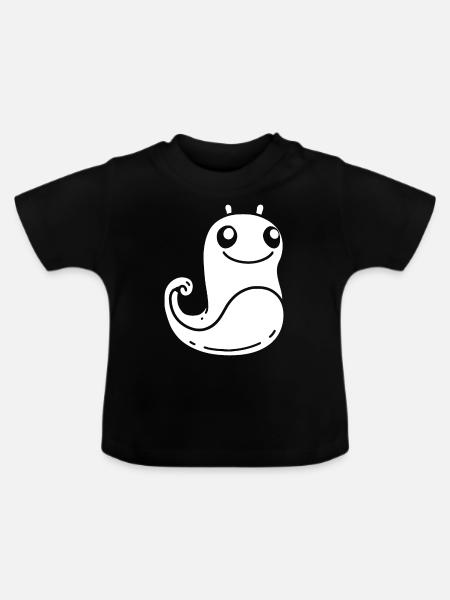 Slug 3 - Baby Bio-T-Shirt mit Rundhals - Schwarz