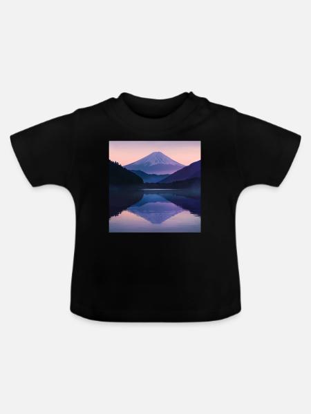 Japan - Baby Bio-T-Shirt mit Rundhals - Schwarz
