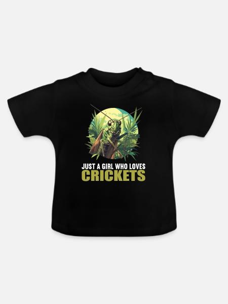 Grillen Grille - Baby Bio-T-Shirt mit Rundhals - Schwarz