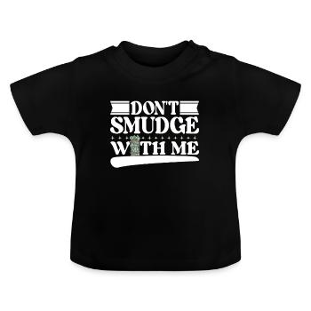 Kräuter Räuchern Smudging Spirituell - Baby Bio-T-Shirt mit Rundhals - Schwarz - Vorne