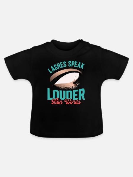 Lash Tech - Baby Bio-T-Shirt mit Rundhals - Schwarz