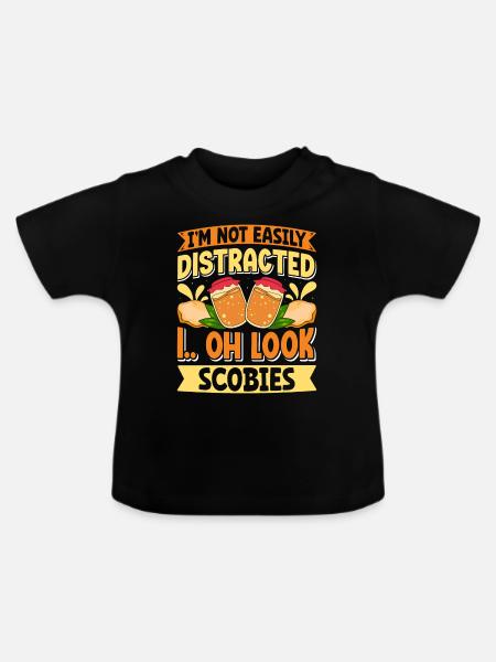 Kombucha Scoby fermented drinks - Baby Bio-T-Shirt mit Rundhals - Schwarz