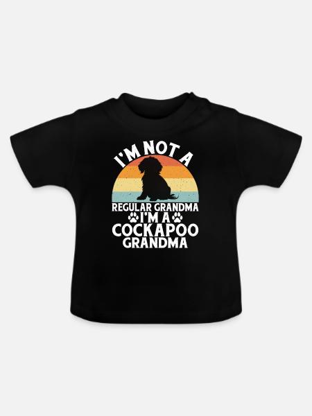 Cockapoo Gifts - Baby Bio-T-Shirt mit Rundhals - Schwarz