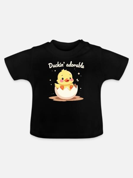 Nutztier-enten-enthusiasten Hinterhof-enten - Baby Bio-T-Shirt mit Rundhals - Schwarz